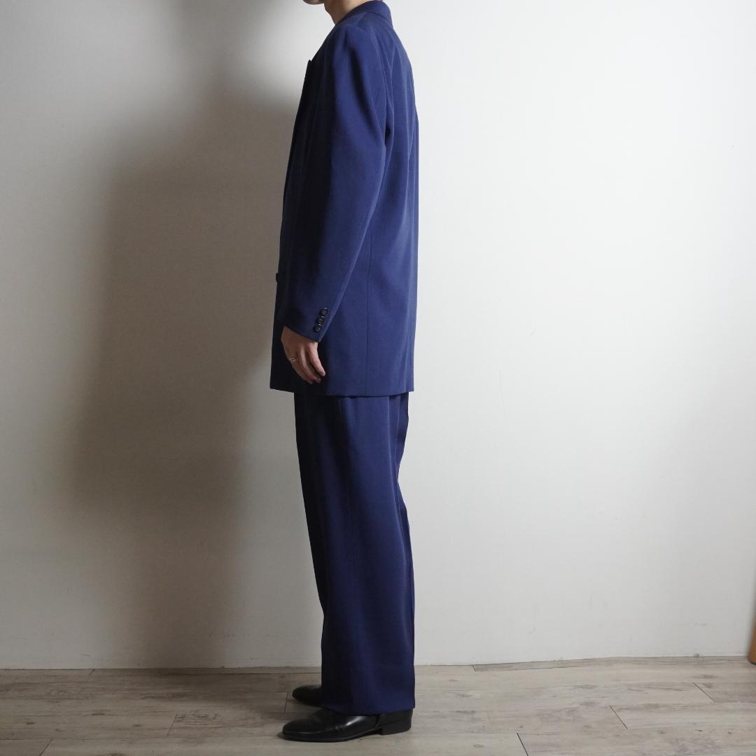 JUN MEN ダブルセットアップスーツ フォーマル ブルー/AZ203