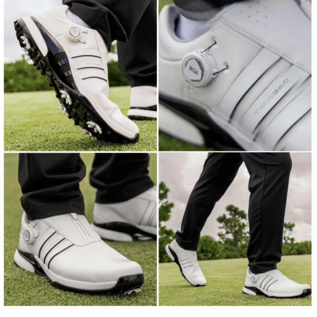 アディダスツアー 360 24 BoAシューズ ホワイト 25.5㌢ 新品未使用