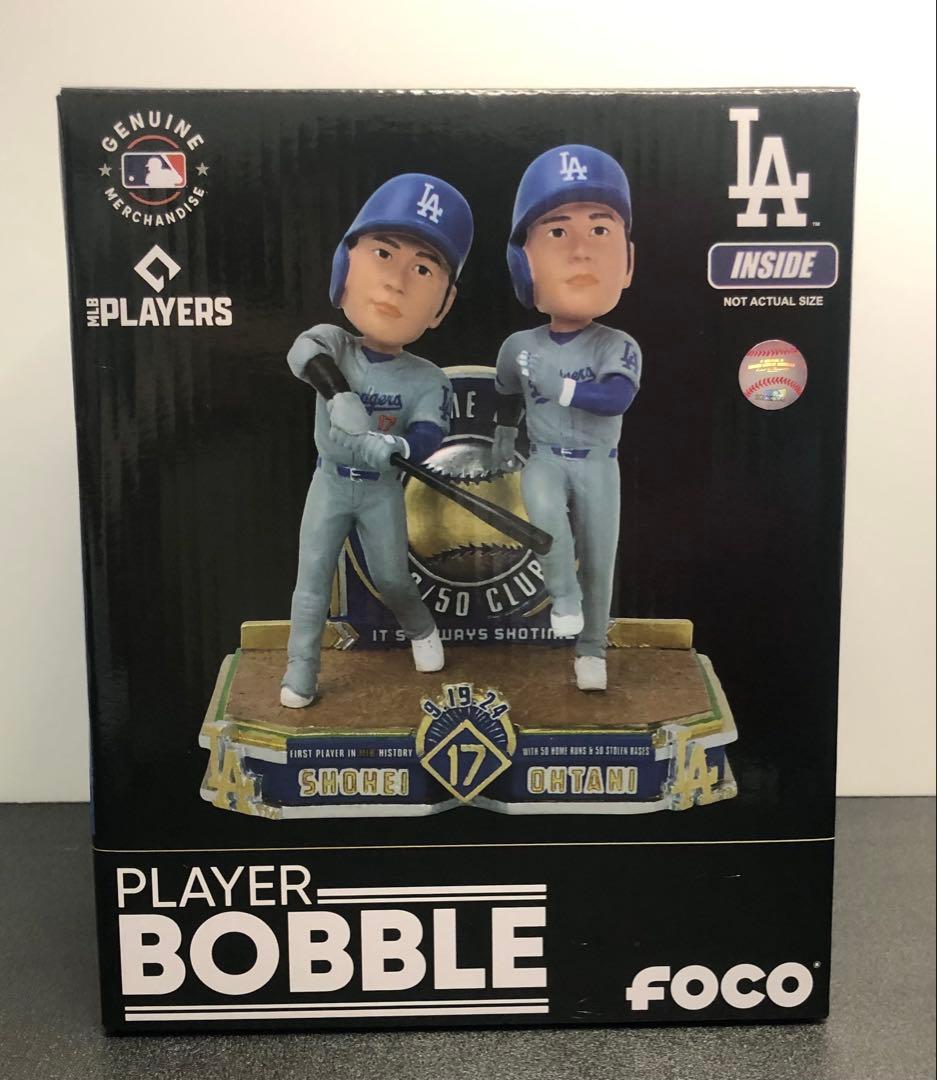 【大谷翔平】50本塁&50盗塁 ミニボブルヘッド 限定550個 新品 ドジャース