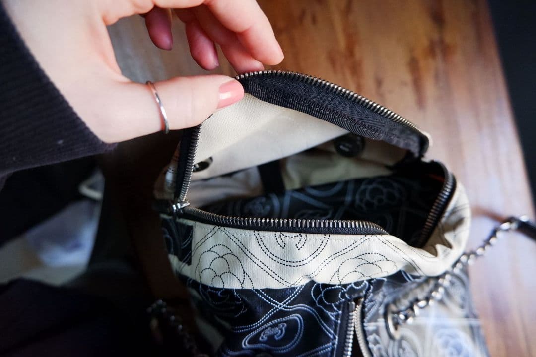 CHANEL コーテッドキャンバス ボーリングバッグ