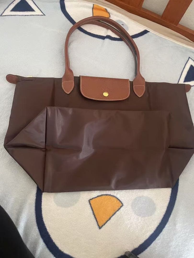 新品 ロンシャン プリアージュ クラブ Lサイズ トートバッグ ブラウン