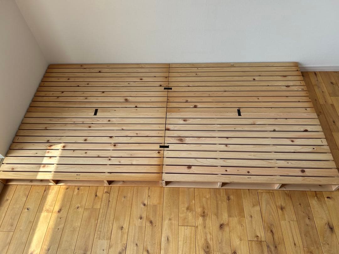 4分割できる　スノコベッド【神奈川 直接取引限定】