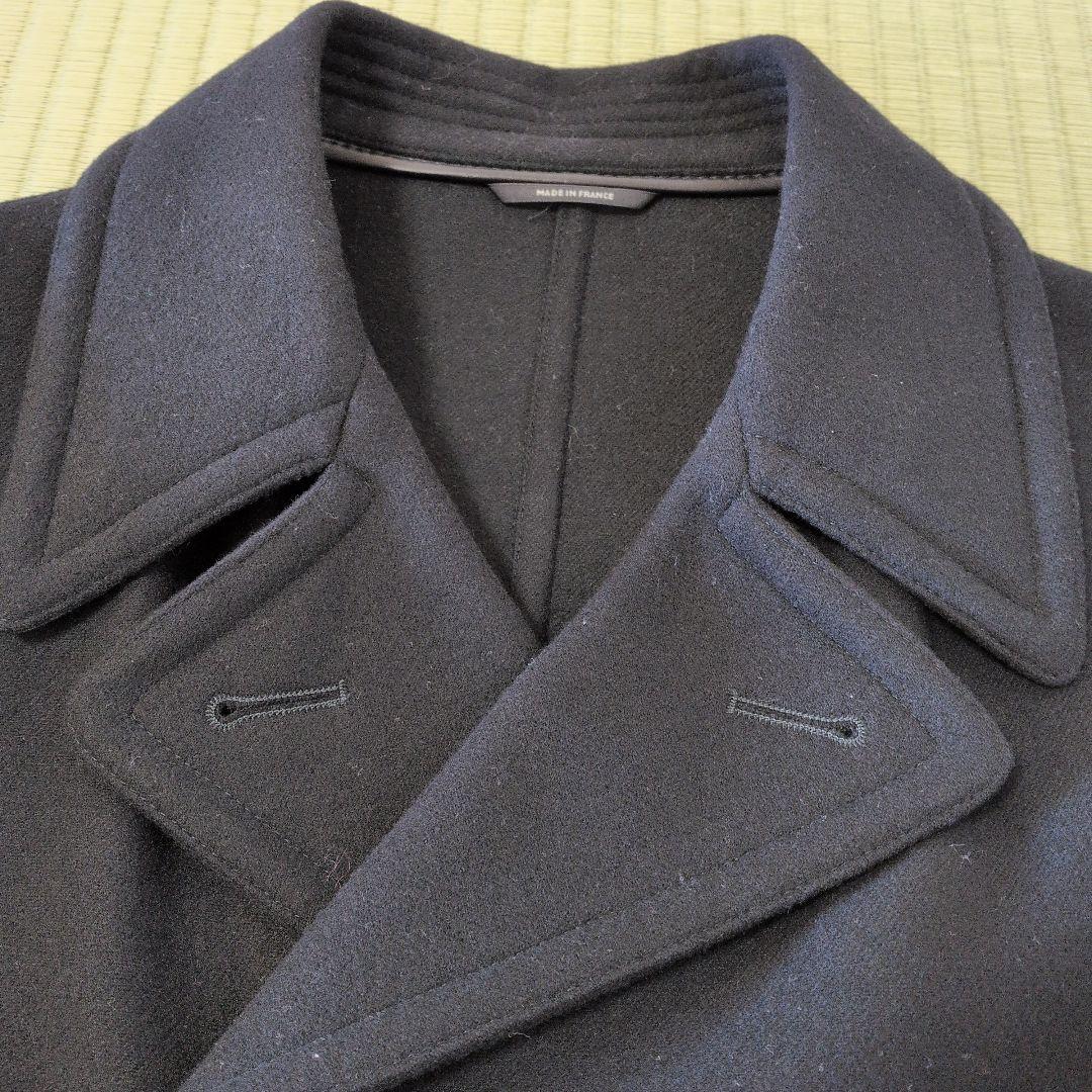 【美品】エルメス　ピーコート　ハーフコート 48 ヴィンテージ フランス製