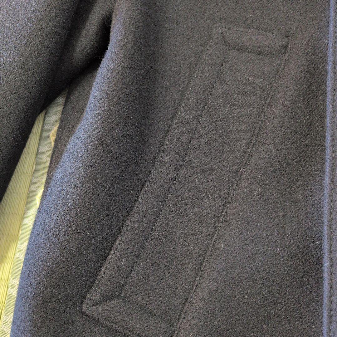 【美品】エルメス　ピーコート　ハーフコート 48 ヴィンテージ フランス製