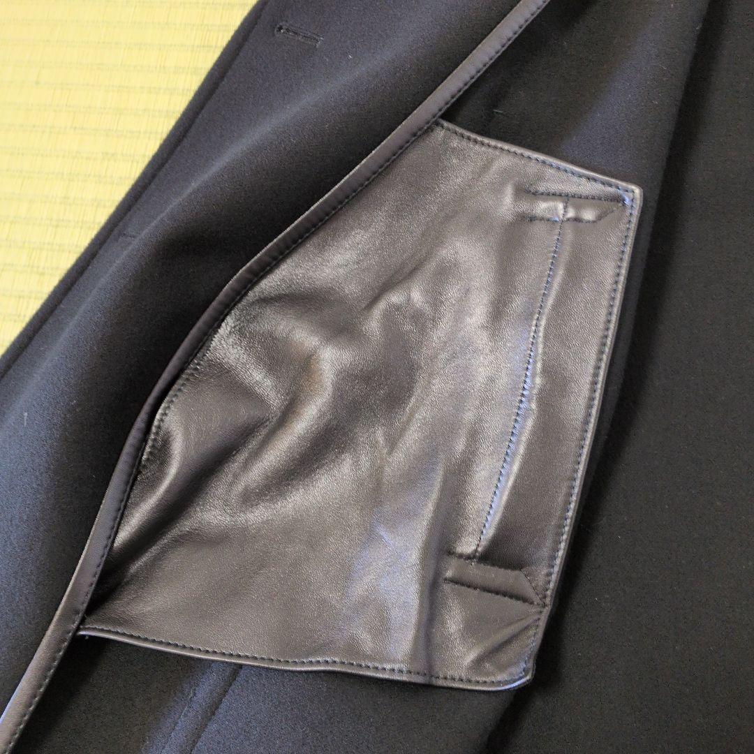 【美品】エルメス　ピーコート　ハーフコート 48 ヴィンテージ フランス製