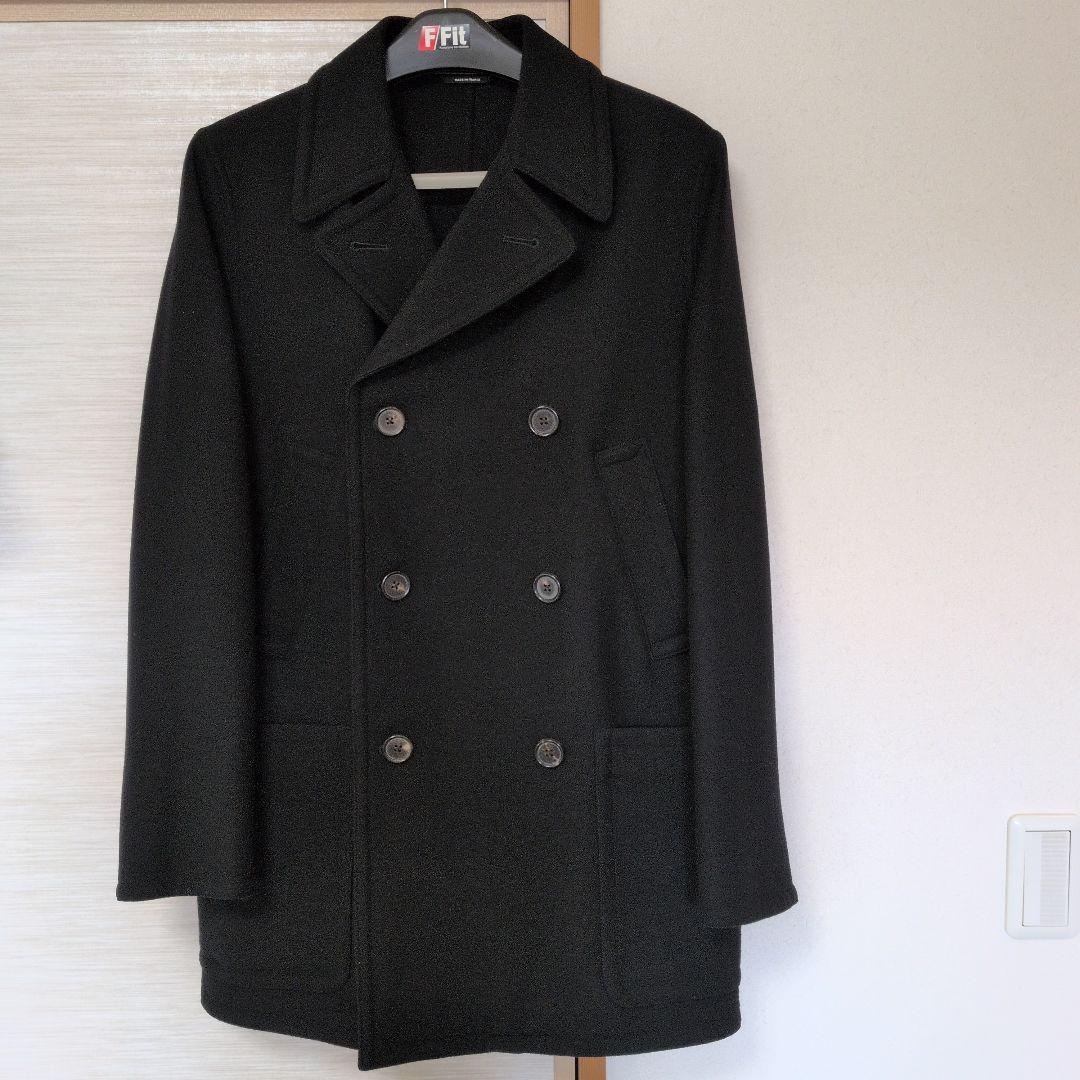 【美品】エルメス　ピーコート　ハーフコート 48 ヴィンテージ フランス製