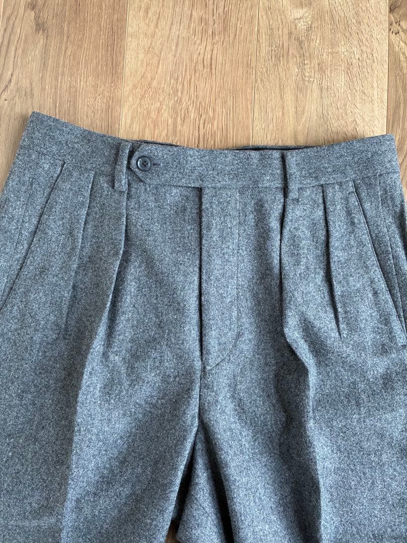 ブリティッシュメイド　オフィサーパンツ　フランネル　M