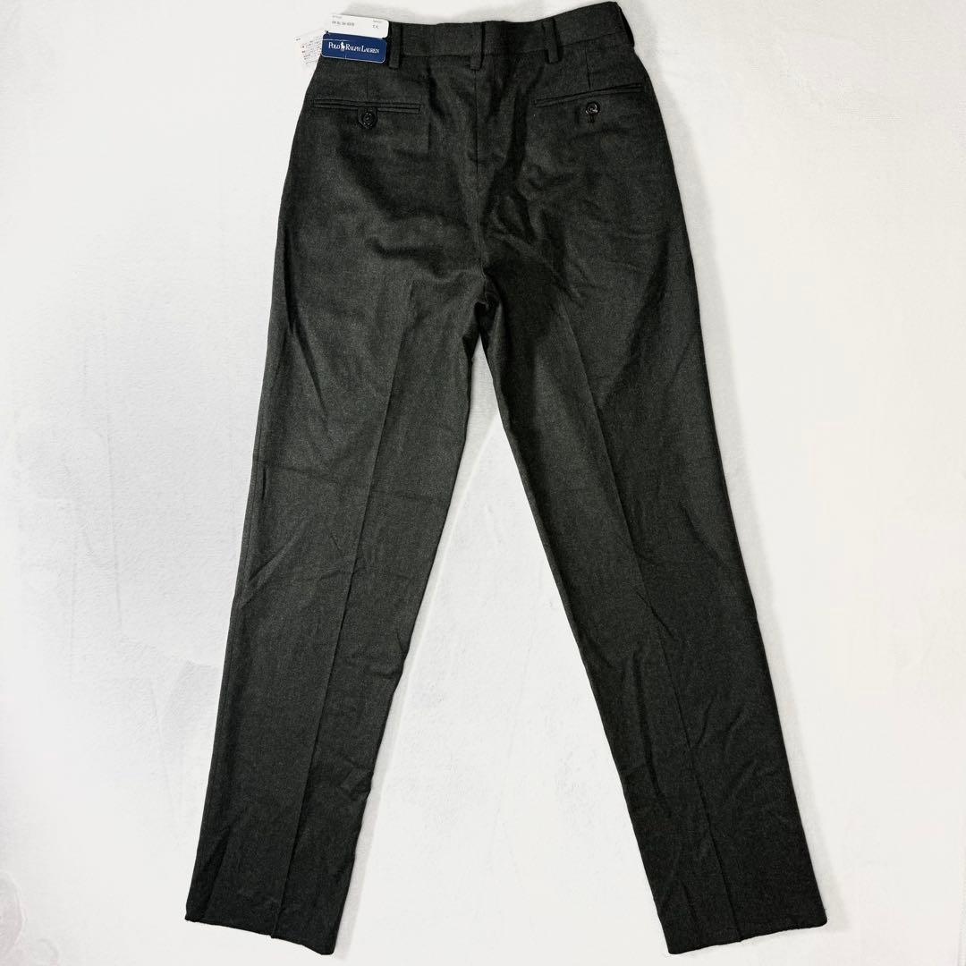 タグ付き未使用品 ポロラルフローレン ウール スラックス ツータック