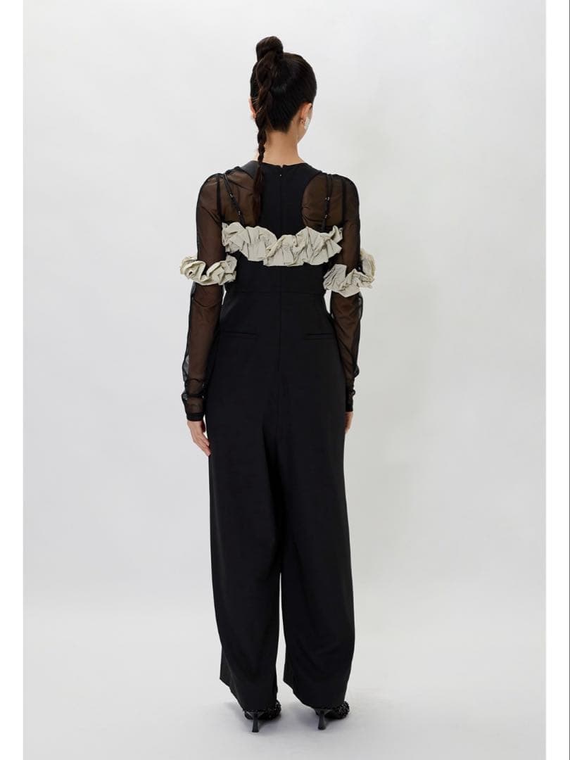 ANDRESD ruffled bustier pants dress Sサイズ