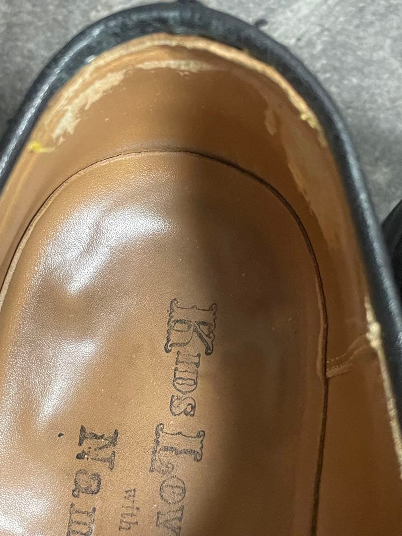 稀少 KIDS LOVE GAITE with NAME. レザーシューズ