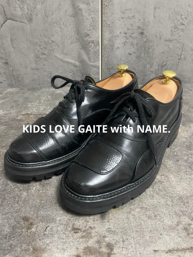 稀少 KIDS LOVE GAITE with NAME. レザーシューズ