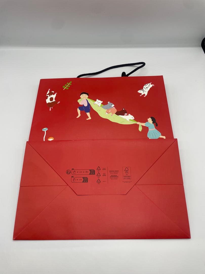 LOEWE アイボリー モヘアマフラー（ショッパー付き）