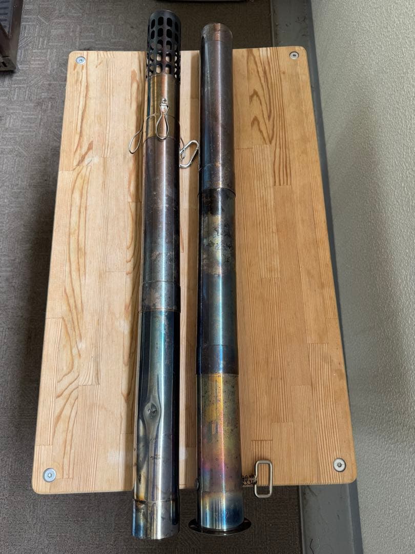 SENQI 薪ストーブ 3面ガラス窓、煙突ガード、追加煙突セット