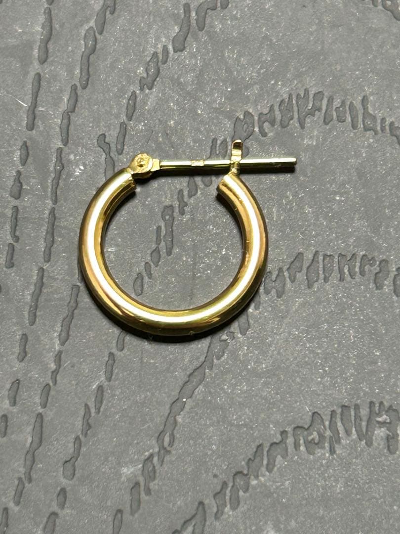 K18フープピアス