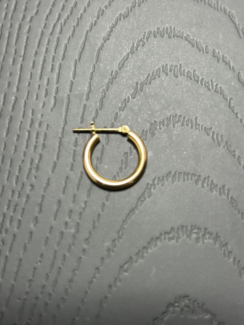 K18フープピアス