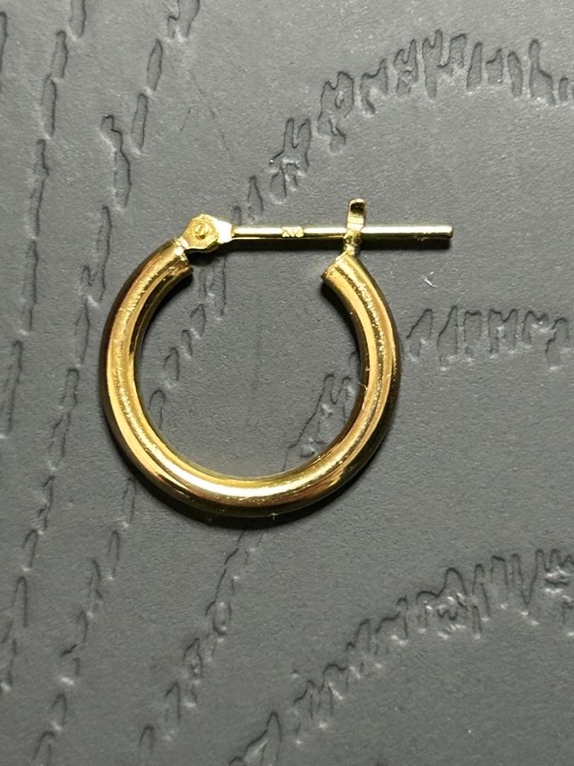 K18フープピアス