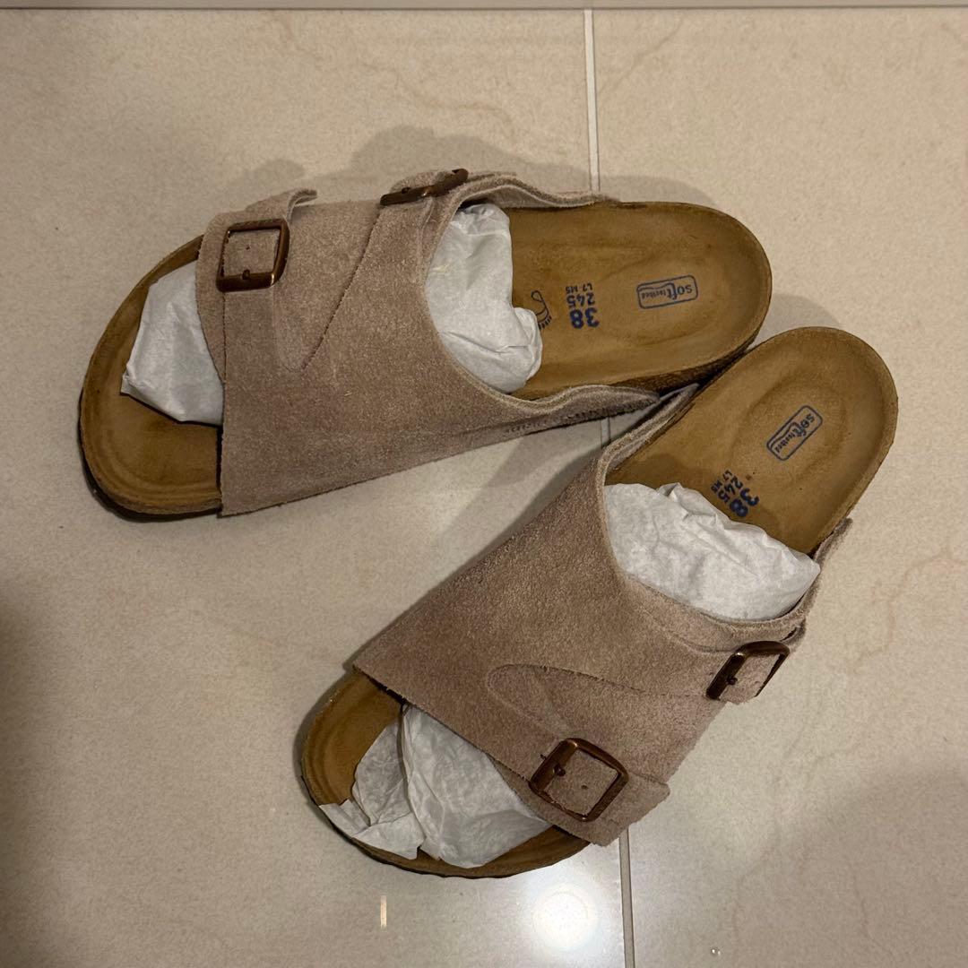 【値下美品箱有】ビルケンシュトックZURICH レギュラー幅38（24.5cm）