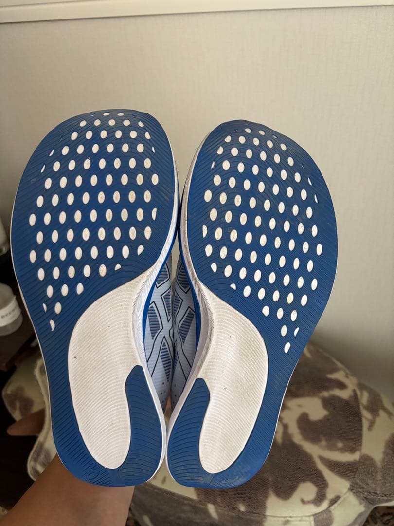 ASICS S4 ランニングシューズ ブルー/ホワイト　サイズ27.0cm