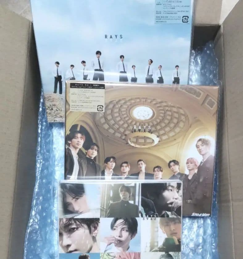 特典付きアルバム3形態∥RAYS／Man