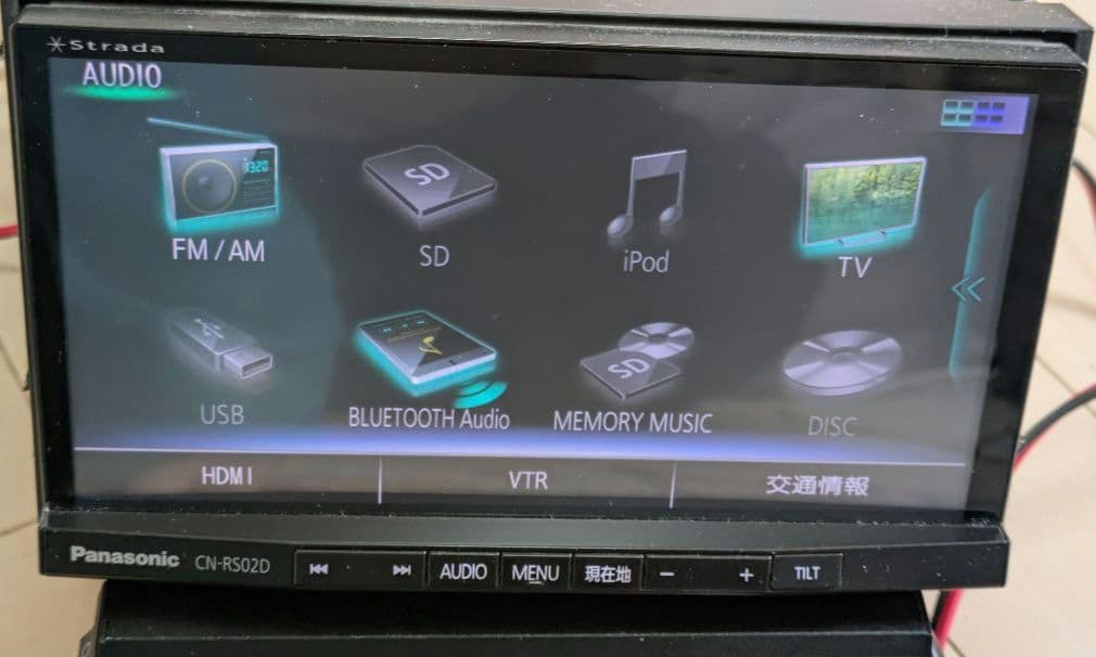 Panasonic ストラーダ　CN-RS02D Bluetooth