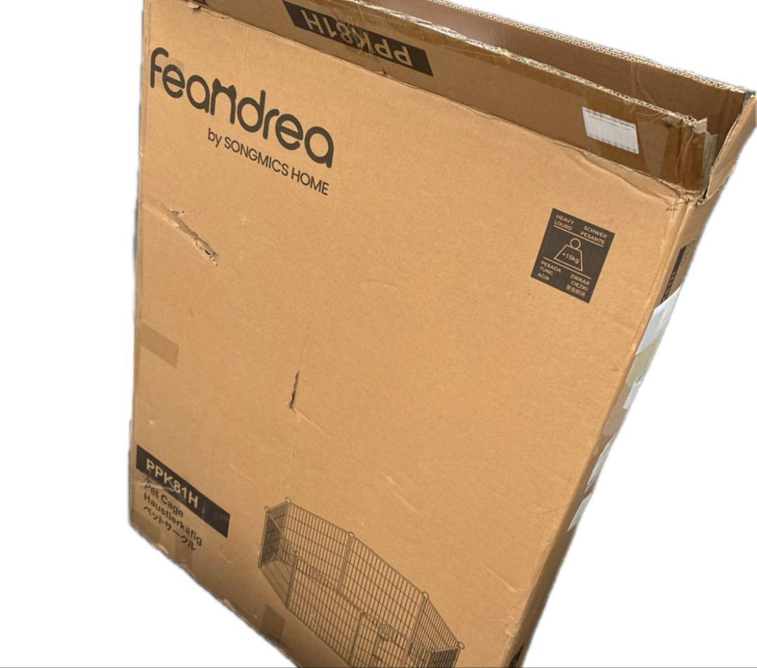 FEANDREA 犬 サークル 中大型 犬 ゲージ PPK81H 高さ100cm