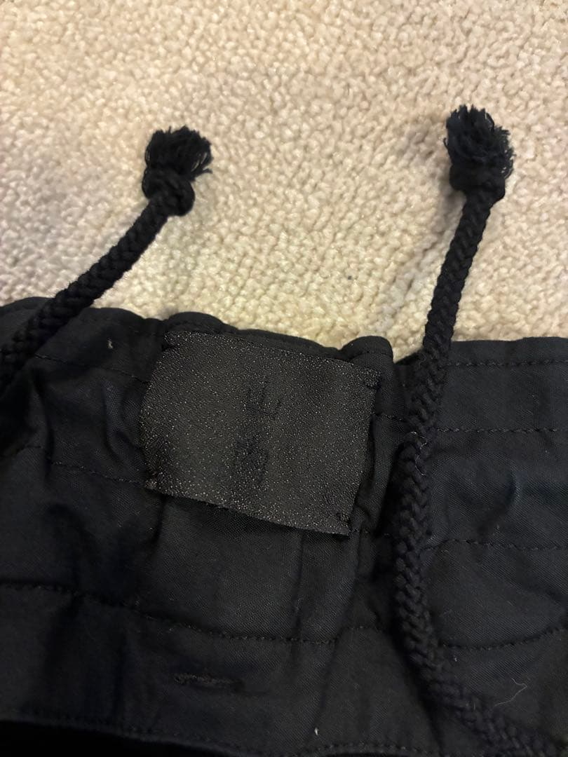 山内 リネン ブラック パンツ