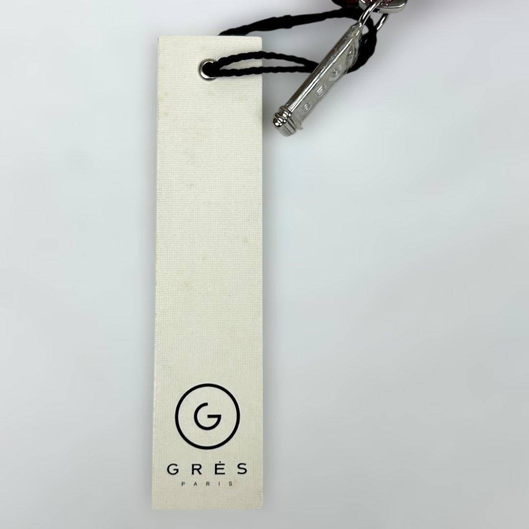 【新品未使用タグ付き】長財布　GRES クロコダイル　ラウンドジップ　ピンク