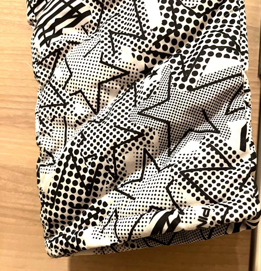 極美品 PING 中綿ブルゾン L パンツ M セットアップ 総柄 白 星 ロゴ
