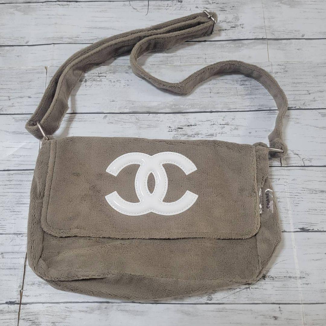 にゃんこショルダーバッグ ベージュ ノベルティ