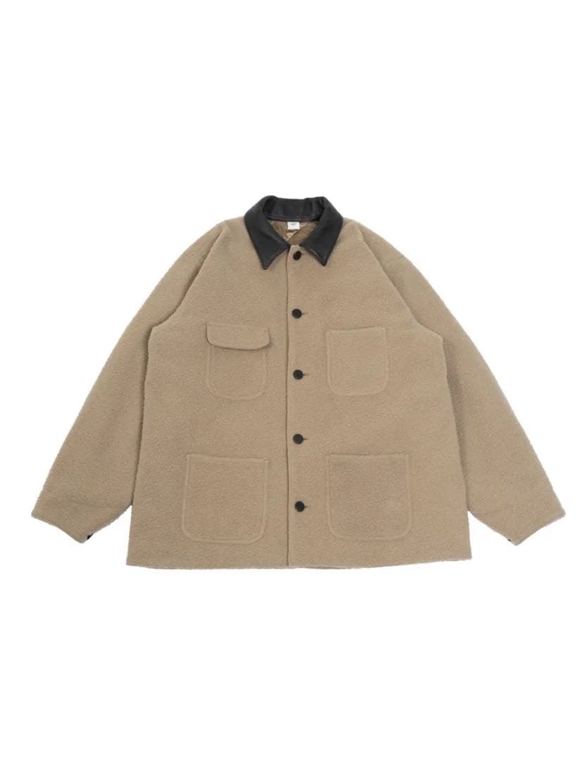 ジャケット・アウター OVY Casentino Over Half Coat beige L