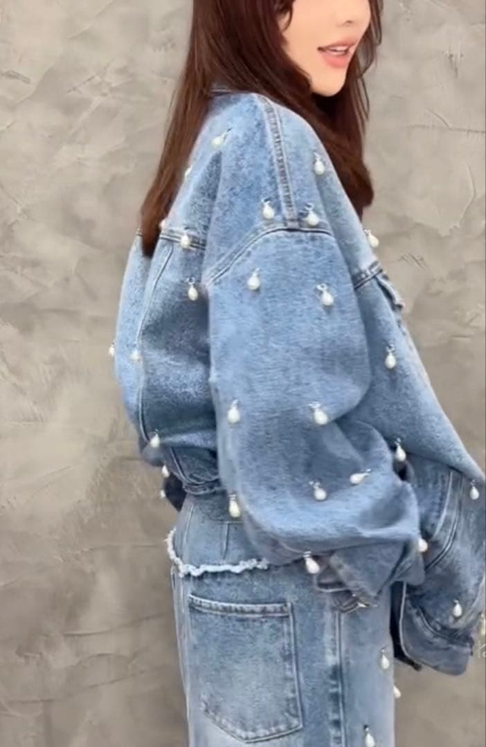 ジョゼムーンjosemoonパールデニムジャケット