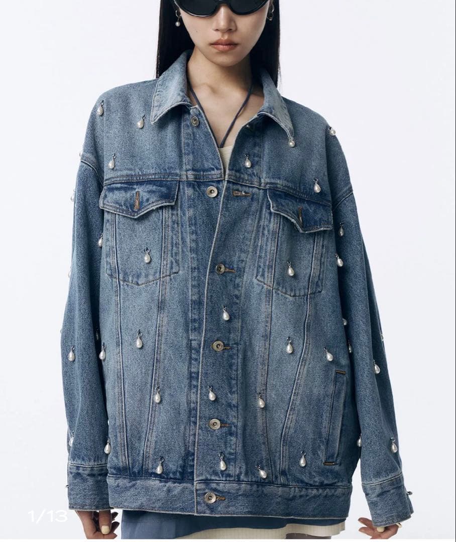 ジョゼムーンjosemoonパールデニムジャケット