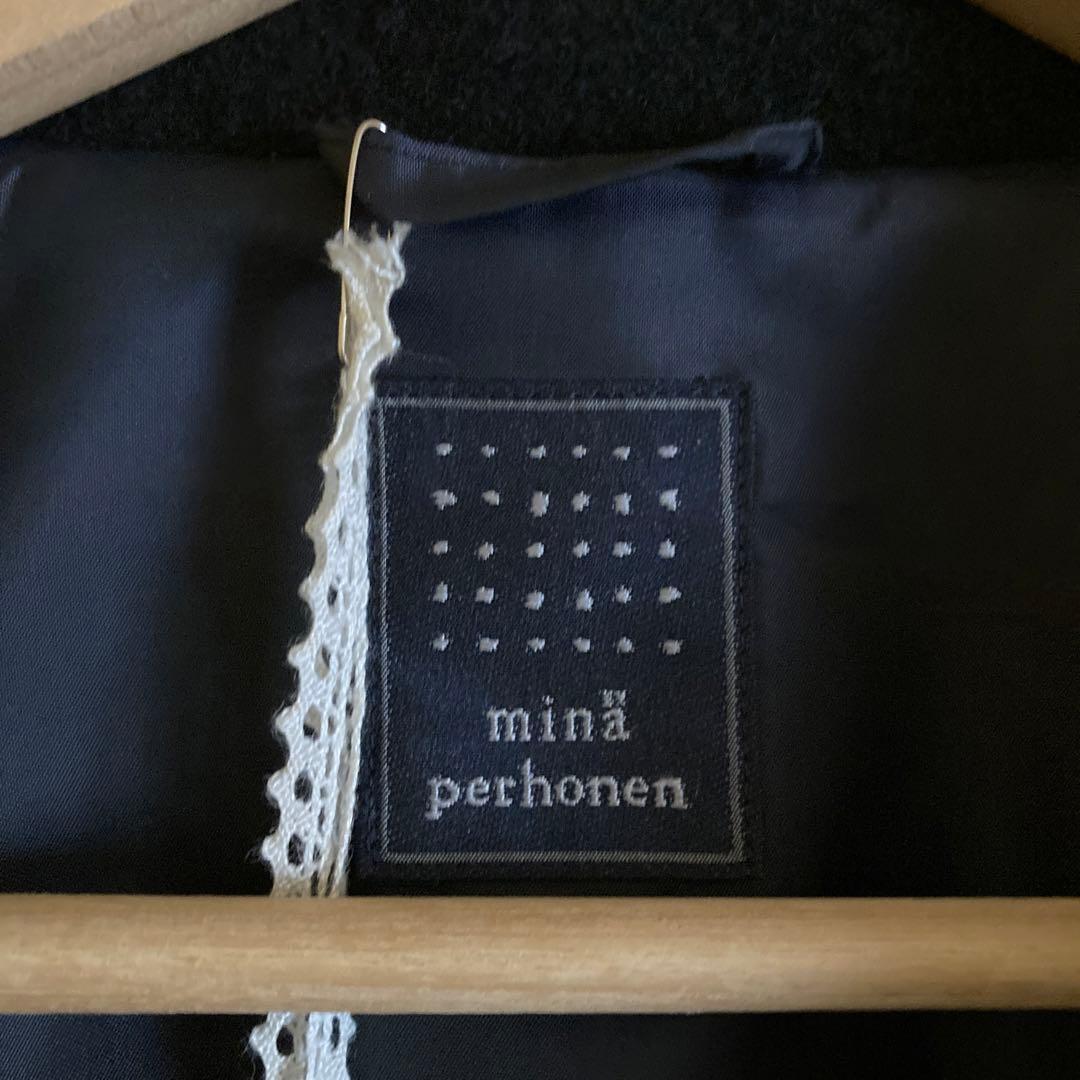 《値下げしました》ミナペルホネン forest parade ネイビー　38