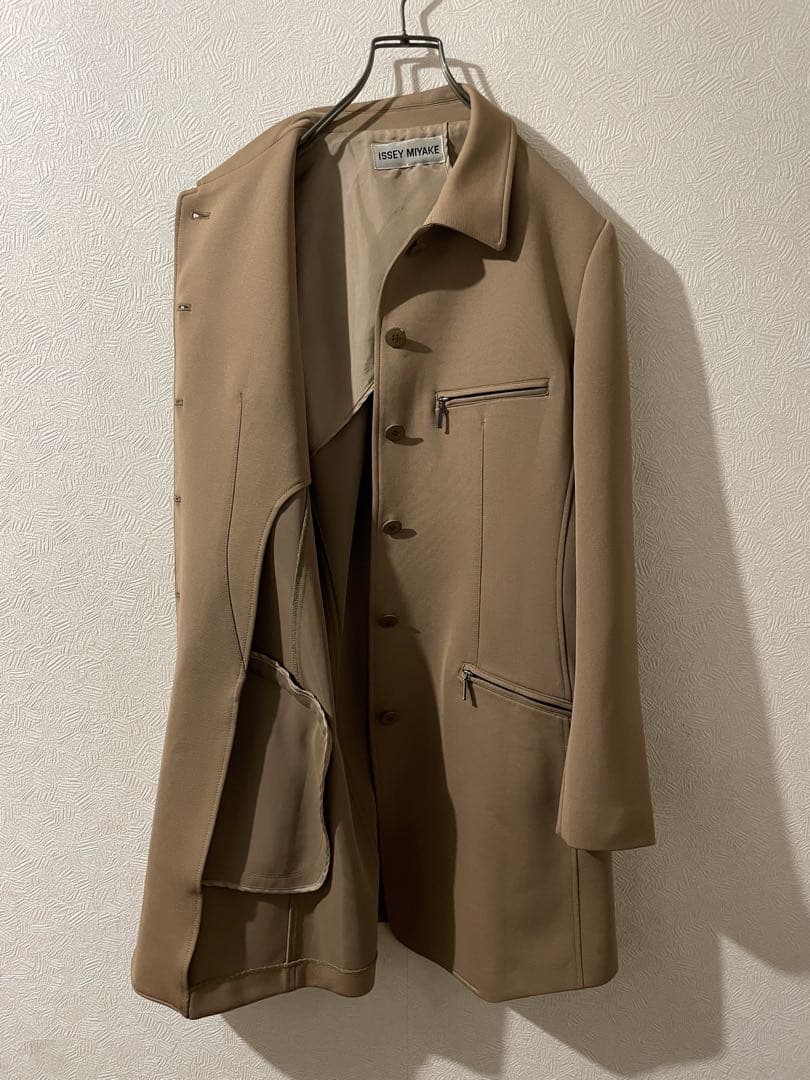 ISSEY MIYAKE ジャージー チェスター コート / イッセイミヤケ