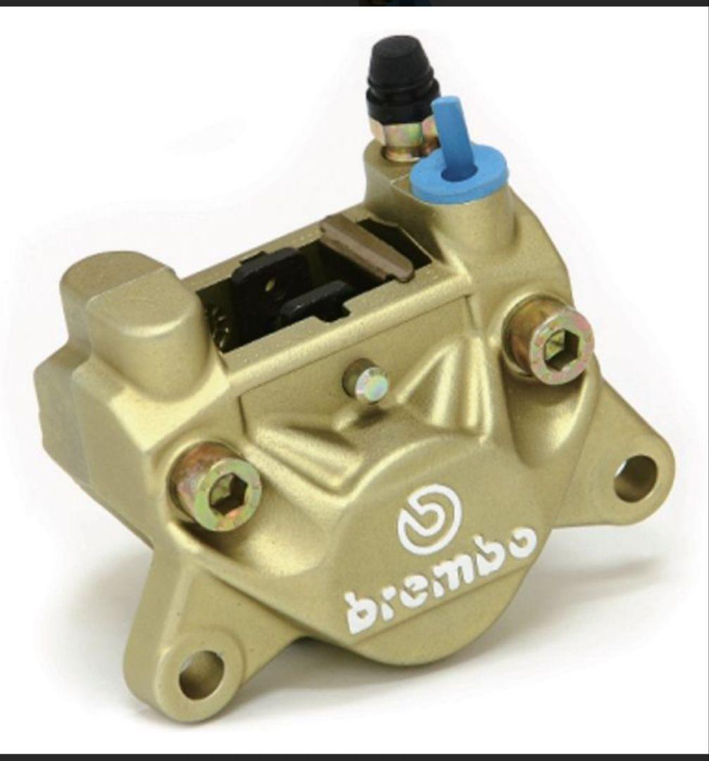 新品 未開封 brembo 旧カニ ブレーキキャリパー ゴールド