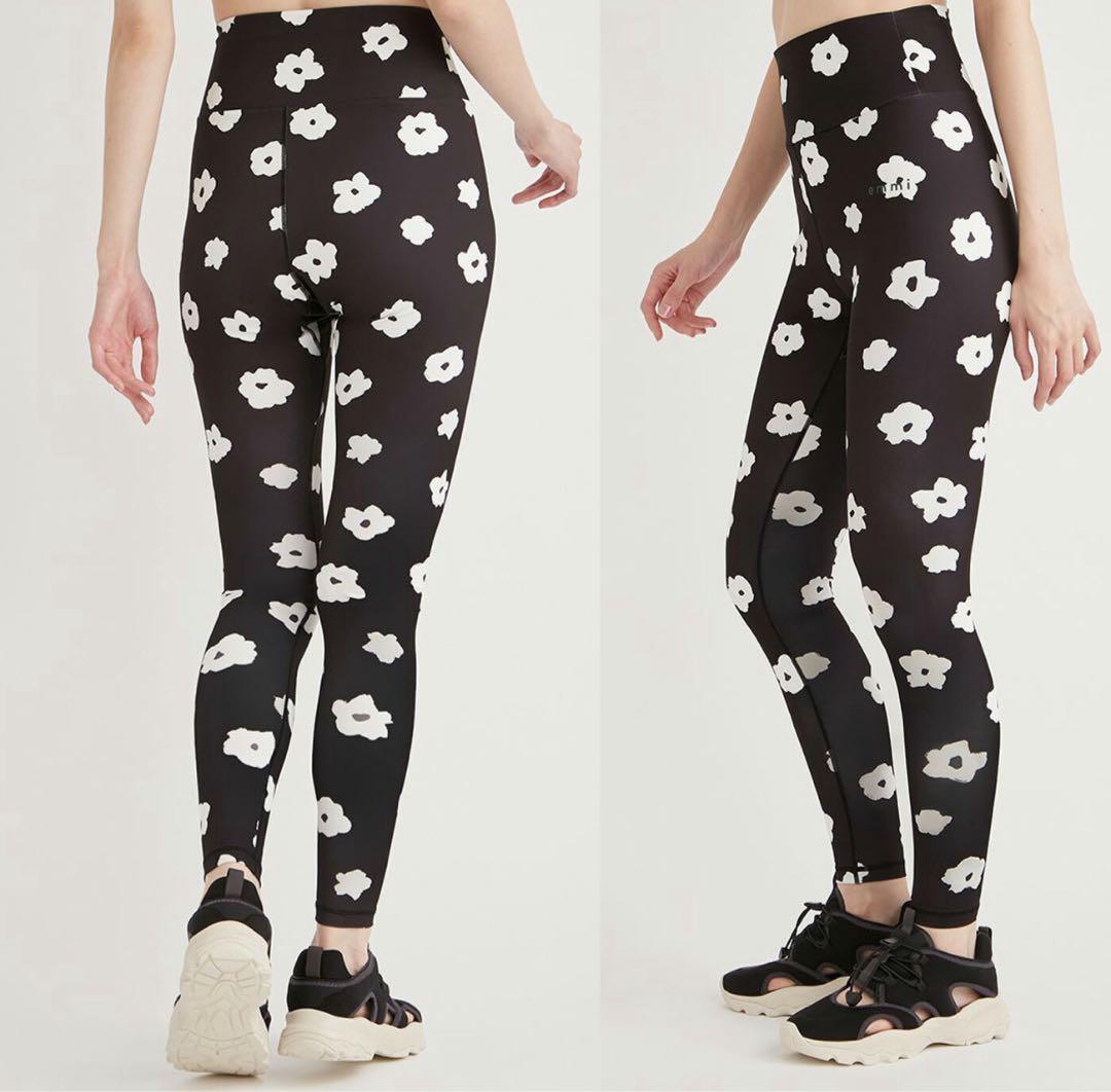 emmi yoga カモミール柄 セット サイズ1 WHT