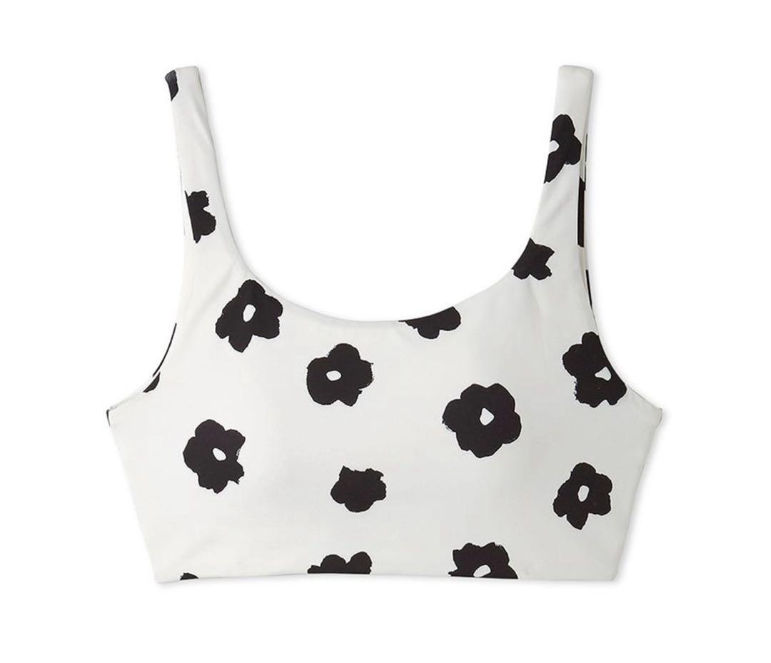 emmi yoga カモミール柄 セット サイズ1 WHT