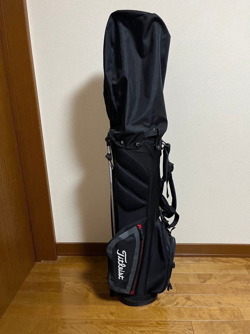 Titleist 折りたたみキャディバッグ ブラック　中古品
