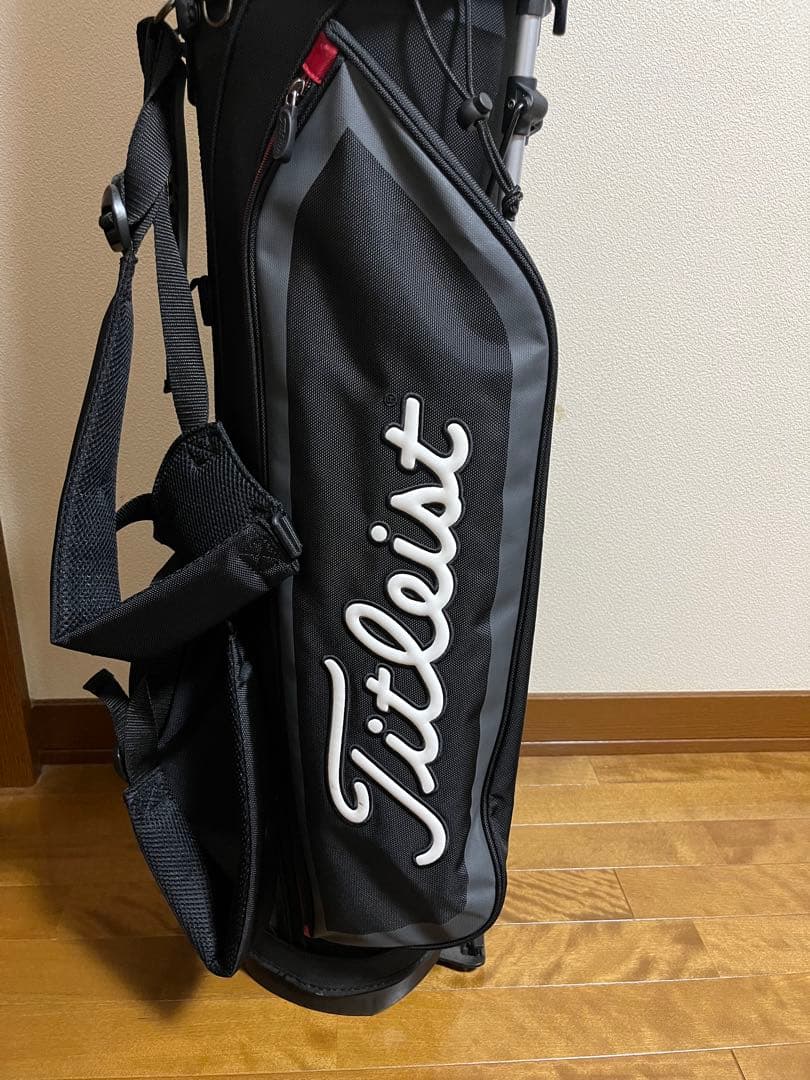 Titleist 折りたたみキャディバッグ ブラック　中古品