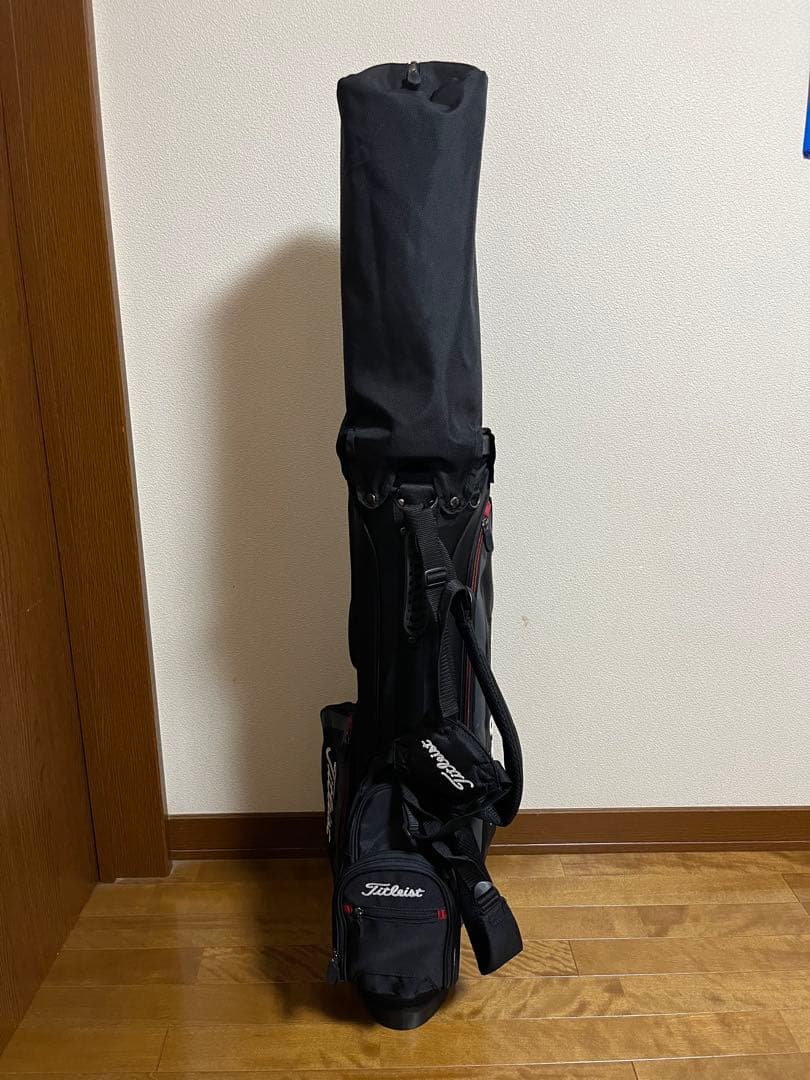 Titleist 折りたたみキャディバッグ ブラック　中古品