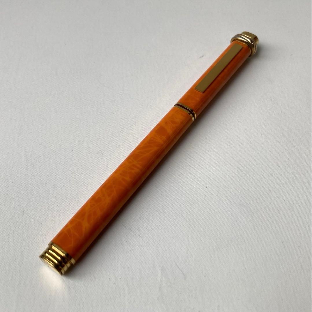 カルティエ　ヴィンテージ　トリニティ　ゴールド　オレンジ　セパレート　ボールペン