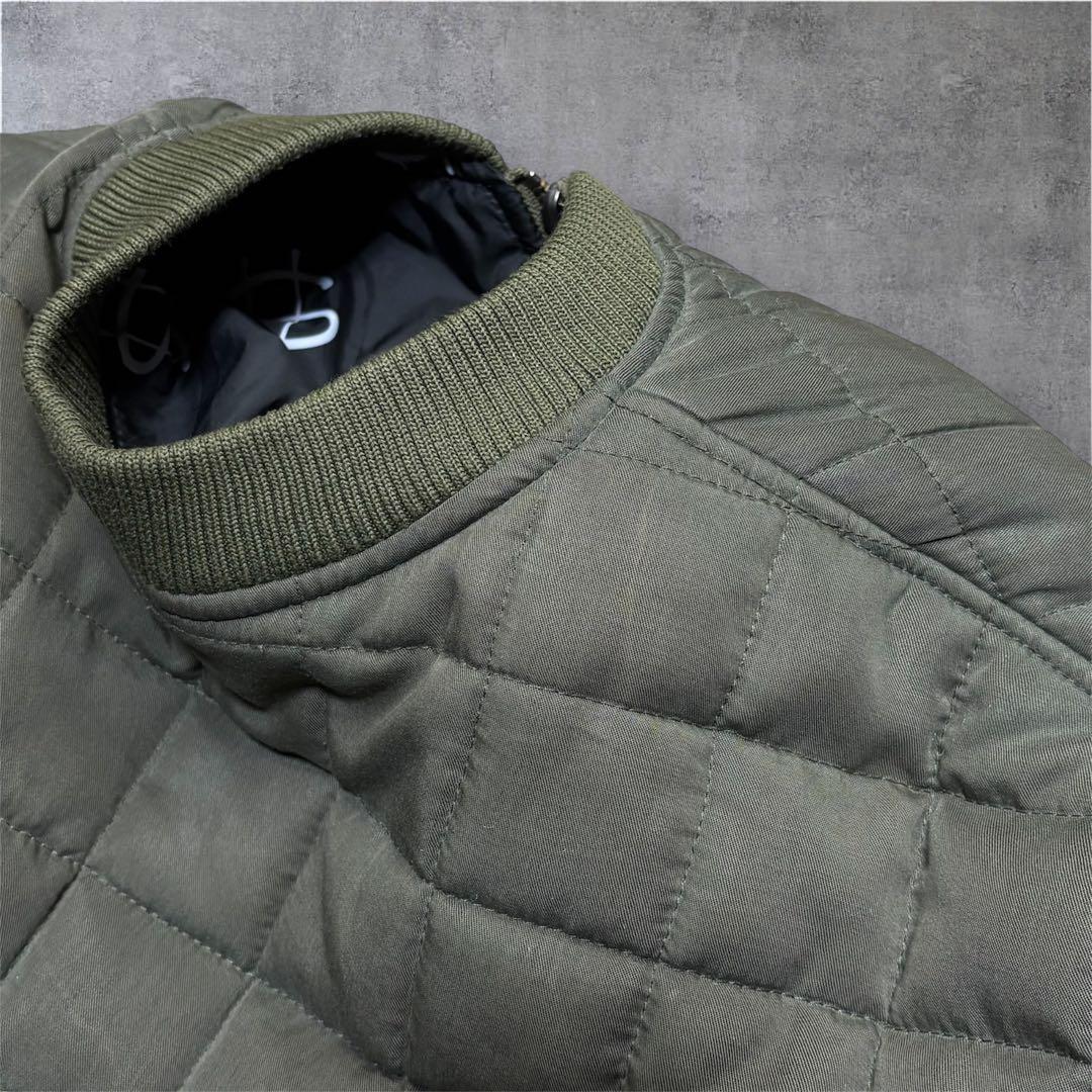 STUSSY ステューシー リバーシブル キルティング MA-1 ドルマーク S