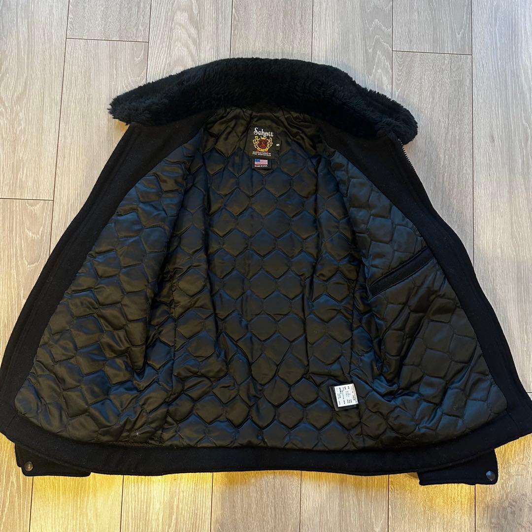 セール【希少】SCHOTT ショットB-6 メルトン ボンバージャケット 米国製