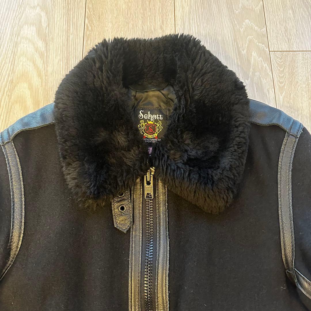 セール【希少】SCHOTT ショットB-6 メルトン ボンバージャケット 米国製