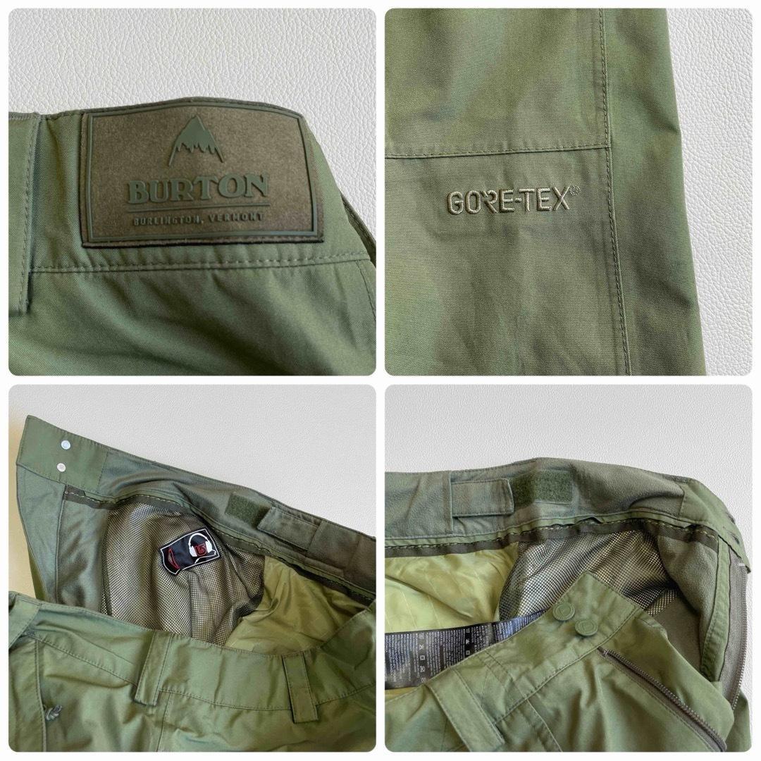 6668【美品】バートン　パンツ　ゴアテックス　メンズ　カーゴパンツ　カーキ