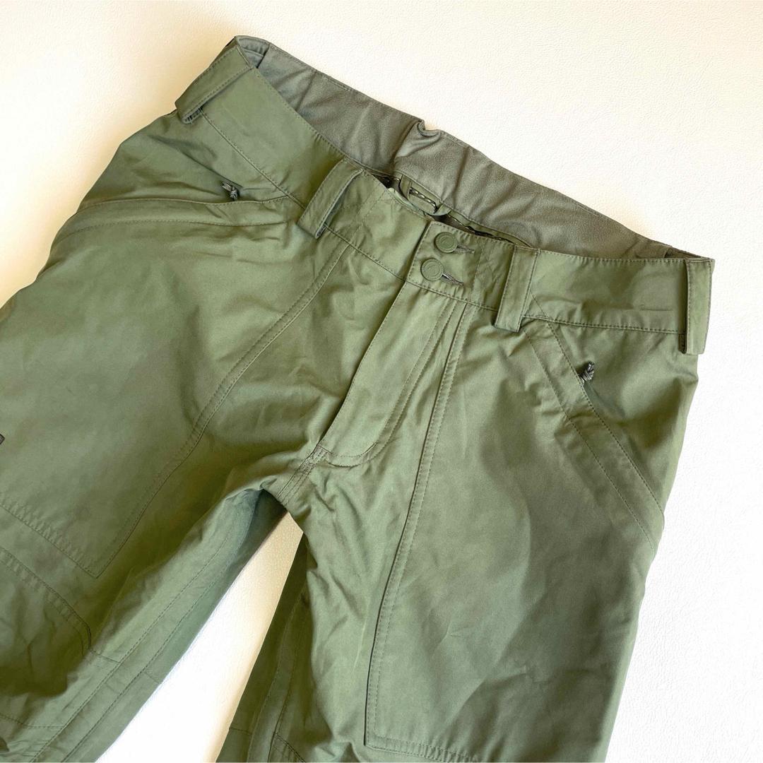6668【美品】バートン　パンツ　ゴアテックス　メンズ　カーゴパンツ　カーキ