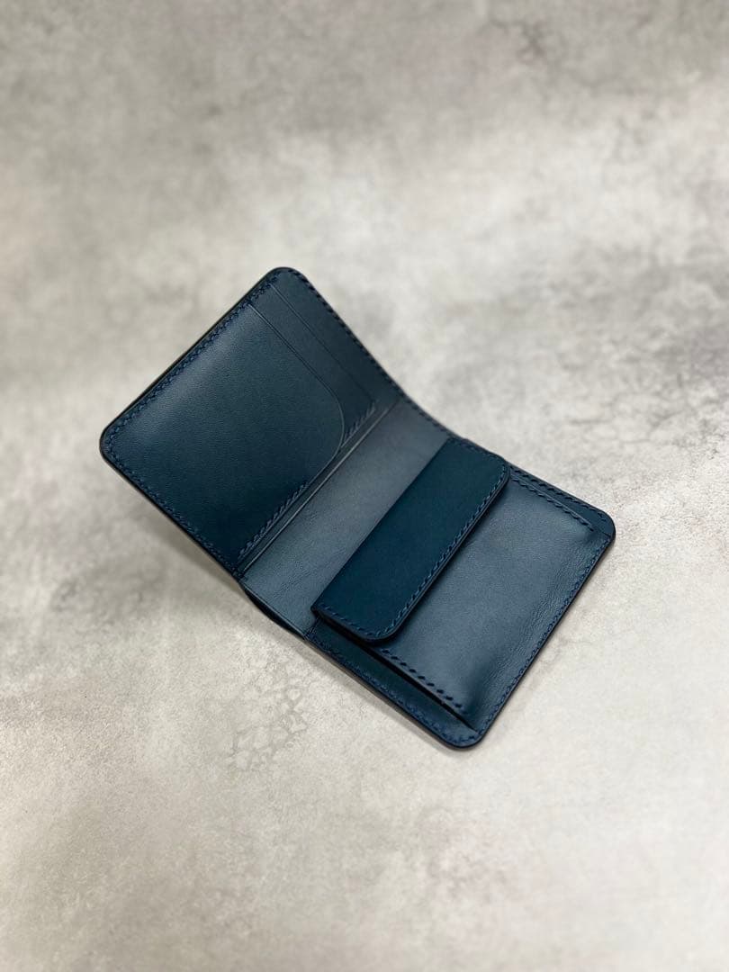 オーダー品　コンパクト財布　ロカドコードバン