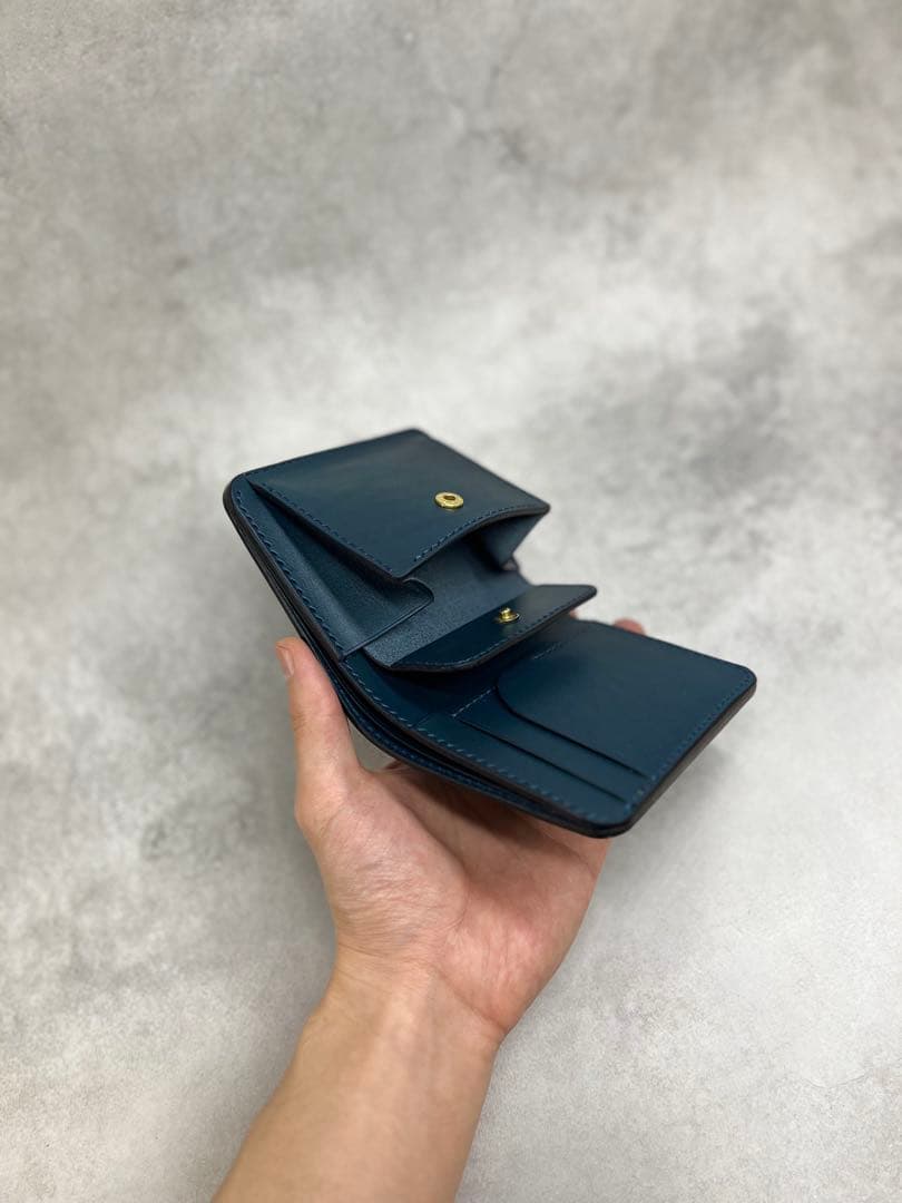 オーダー品　コンパクト財布　ロカドコードバン