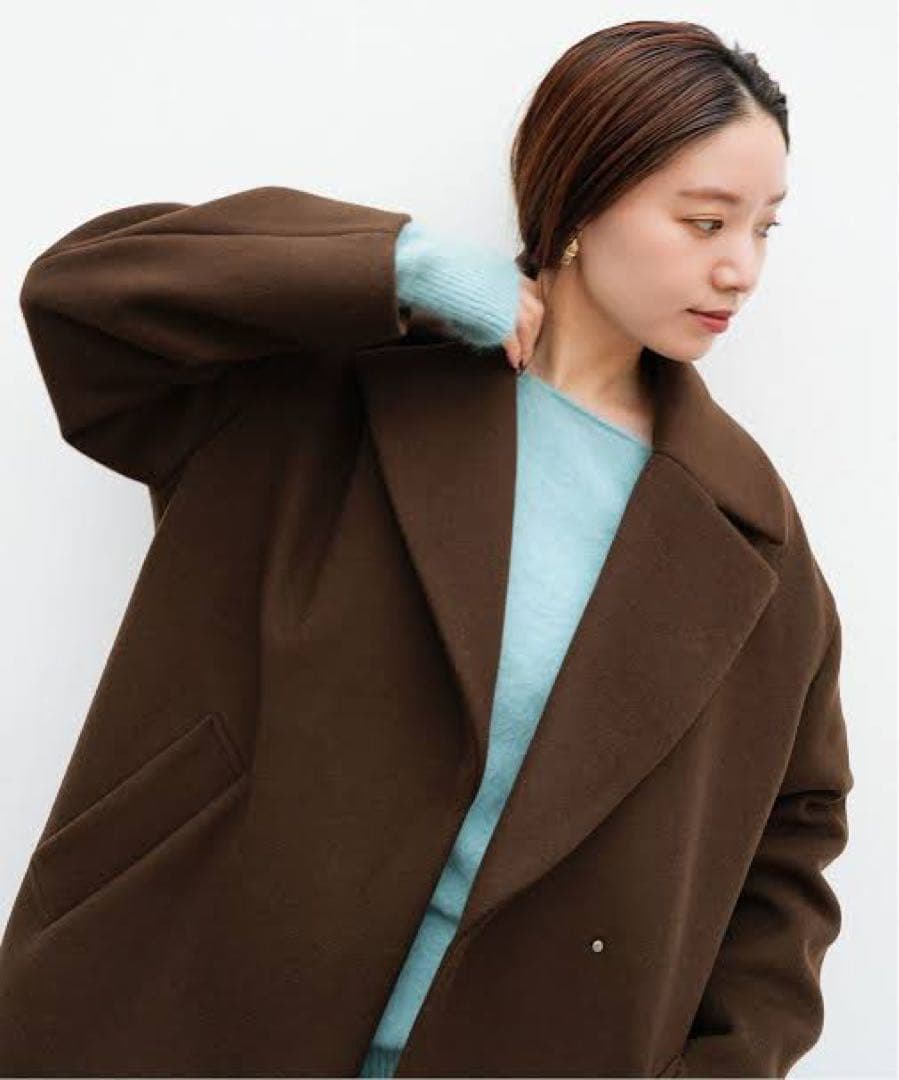 IENA / コクーンショートコート MANTECO