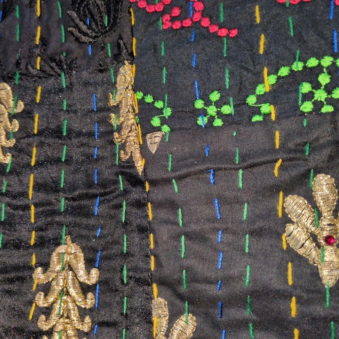 So キルトベスト　ブラックロング